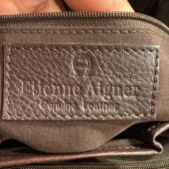 Etienne aigner Elegant Brown Leather Tote Bag - Picture 13 of 16